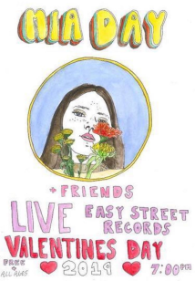 Mia Day, live performance, at East Street Records